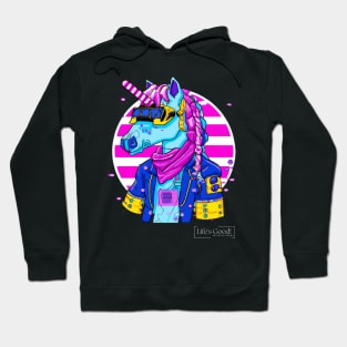 horse ciberpunk Hoodie